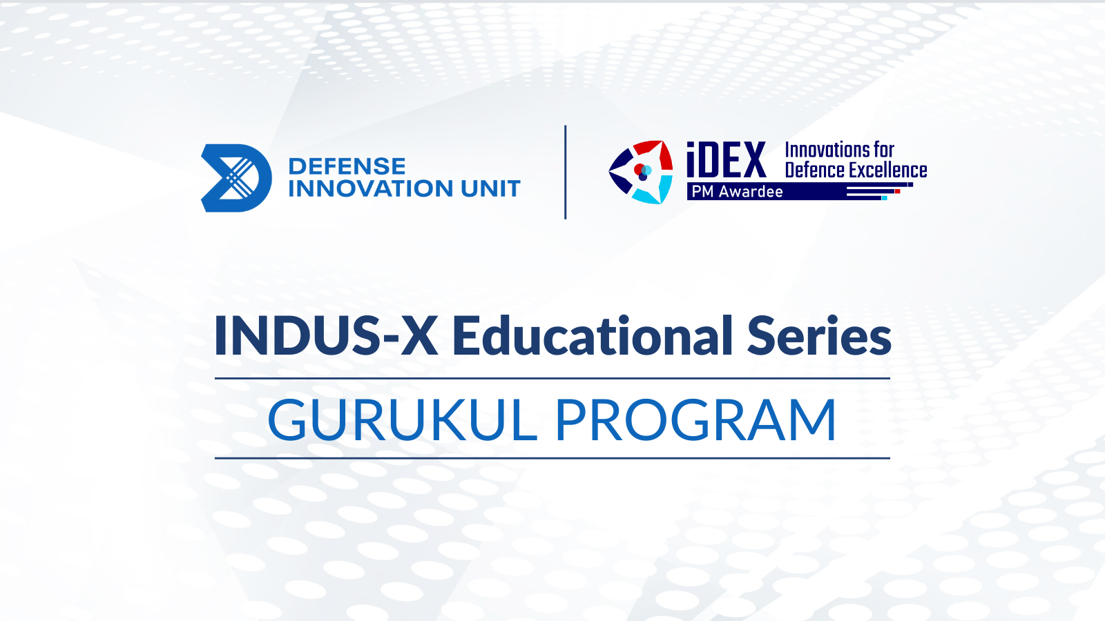 INDUS X Educational Series: Gurukul Program Graphic